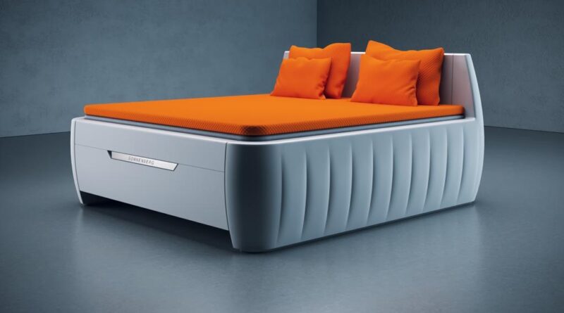 futuristická postel
